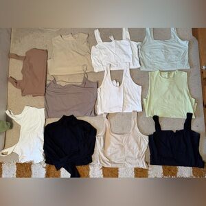 Abercrombie Bodysuit Bundle Multiple Colors Sizes Basics Square Neck Scoop Neck